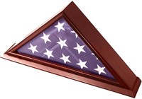 5 x 9.5' Flag Display Case, Cherry