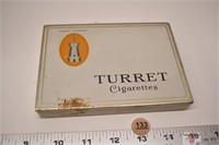 Turret Flat 50 Cigarette Tin