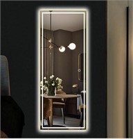 Rectangle Metal Framed Full Length LED Mirror