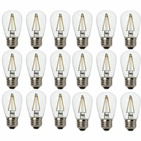 Set of 18 Replacement LED Vintage Filament Bulbs