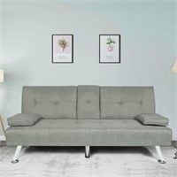 66.2'' Wide Square Arm Sleeper Sofa Bed