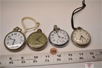 4 - Pocket Watches (unknown working condition)