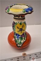 Hand Painted Vase Czechoslovakia