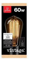 Globe S-Type Vintage Dimmable Bulb, 60W