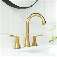 Widespread Bathroom Faucet With Drain Assembly