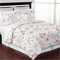 Watercolor Floral Comforter Set FULL/QUEEN 3pc