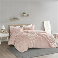 Trahan 3pc Comforter Set - KING, Blush
