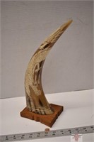 Dragon Carved Horn
