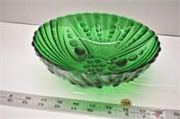 Forest Green Footed Bowl *CC