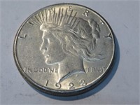 1923 s Better Date Peace Silver Dollar