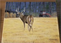 Deer Painting by Tina Husted