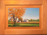 Old Farm in Fall  Acrylic by Melissa Taylor