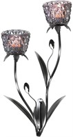 Candle holder wall sconce