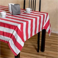 Tablecloth - 60 x 102 Inch for 6 Foot Table(R&W)