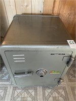 Antique Fortress Safe on casters