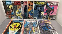 9 DC BATMAN COMIC BOOKS (441-443) & (430-435)