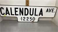 29X9 ORIGINAL PORCELAIN DOUBLE SIDED STREET SIGN