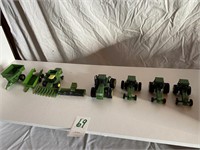 6 Asst John Deere Farm Toys