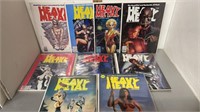 (9) 1988-1990 HEAVY METAL FANTASY MAGAZINES