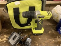 RYOBI 12 VOLT RECHARGEABLE DRILL