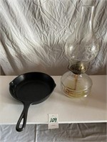 Vintage Oil Lamp 15" Tall