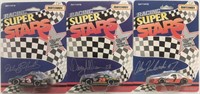 Three Early 1990s Matchbox Racing Super Stars