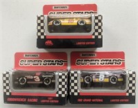 Three Early 1990s Matchbox Super Stars Die-Cast