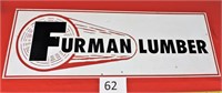 Furman Lumber Company Metal Sign