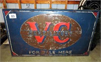Large VC Fertilizer Metal Sign