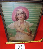 Coca Cola Advertising Print in Frame