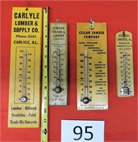 4 Advertising Thermometers