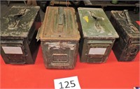 4 Military Cartridge Cases