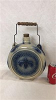 Antique blue and white stoneware root beer