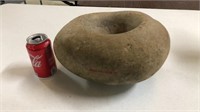 American Indian grinding stone found in Western