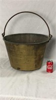 Giant brass pot with handle
