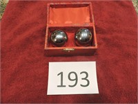 Vintage Chinese 50 mm Boading Balls with Box