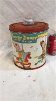 Vintage Howdy Doody cookie tin