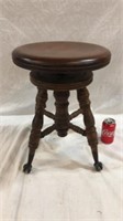 Ball and claw footed piano stool
