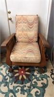 Antique oak Morris chair