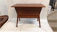 Antique dough table, hand dovetailed 25 inches