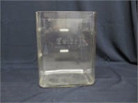 Large Square Glass Container