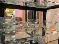 Clear Glass Centerpiece Bowls