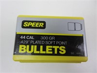 44 Cal., 300 Grain PSP, 50 Bullets