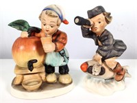 (2) Hummel Style Figurines, Friedel West Germany
