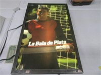 CoorsLight LaBalaDePlata Soccer Wall Light 16x26