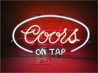 Early COORS Neon 24" Sign Working Nice