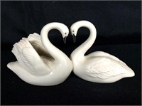 Lenox "Forever Yours" Swans, 6.75"w