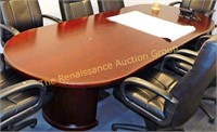 Mahogany Finish Conference Table