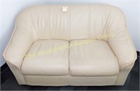 Faux Leather Loveseat