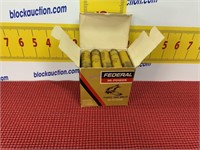 Box of federal 20 gauge shotgun shells 2 1/4